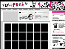 Tablet Screenshot of flyerpunk.de